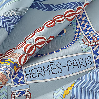 カレ 70 《トゥー・タン・トレス》 - パープル | Hermès - エルメス